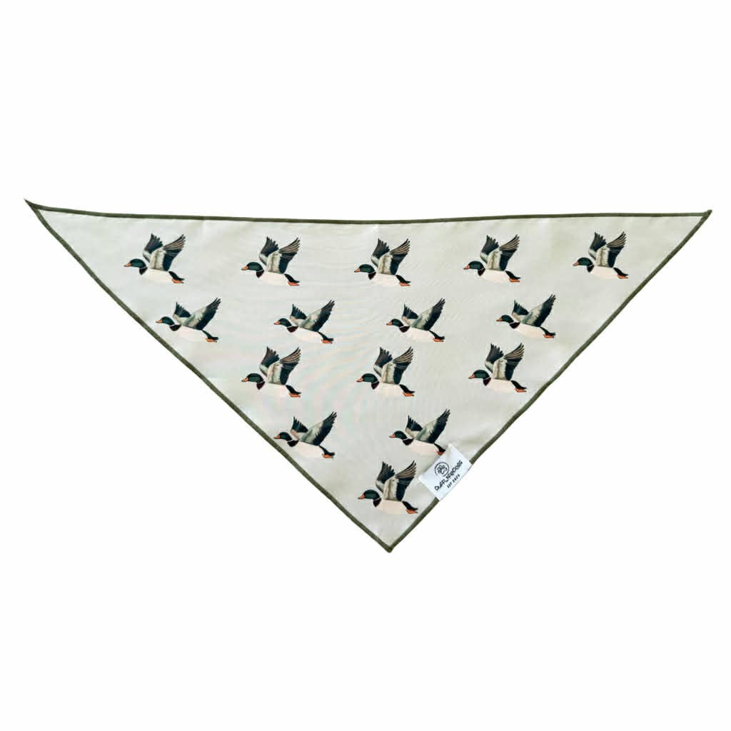 Mallard Duck Dog Bandana: