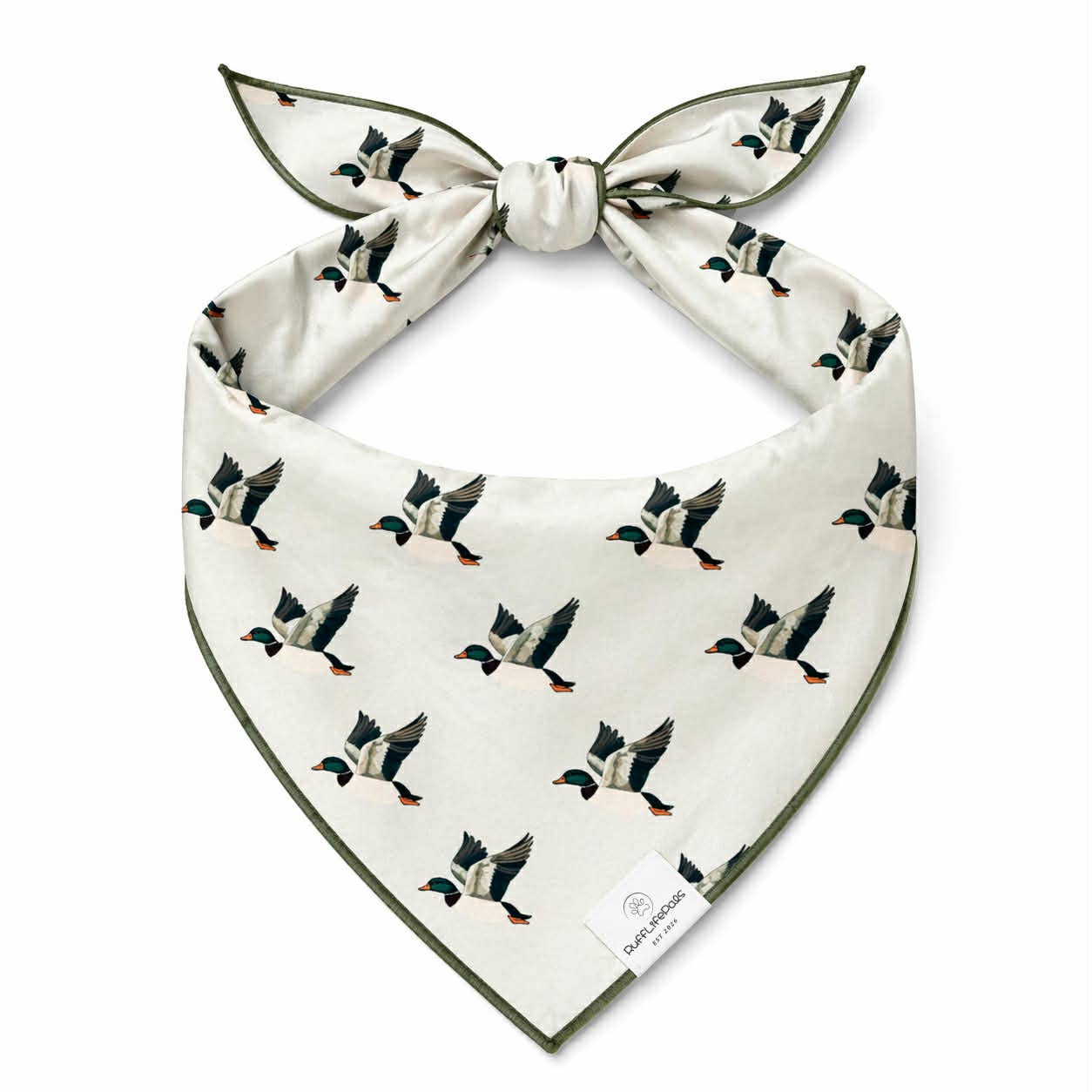 Mallard Duck Dog Bandana: