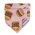Burgers Bandana - Everyday Dog Bandana:  Tie-On